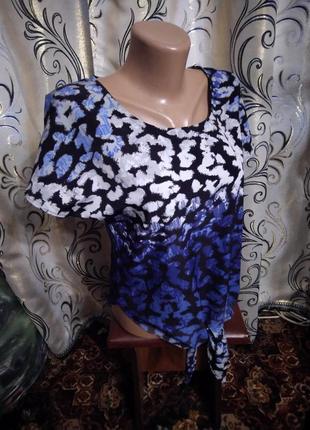 Стильная блуза с завязками marks & spencer2 фото