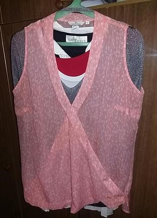 Блуза шифон коррал размер 42