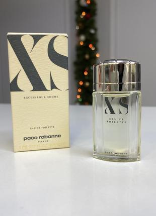 Вінтаж/оригінал мініатюра paco rabanne - xs pour homme/5 мл