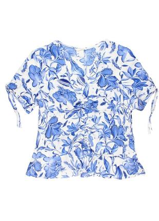 Блуза в цветы h&m