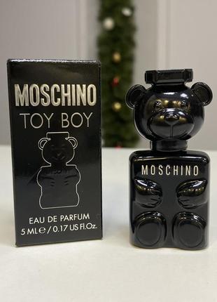 Оригінал мініатюра moschino - toy boy/5 мл.