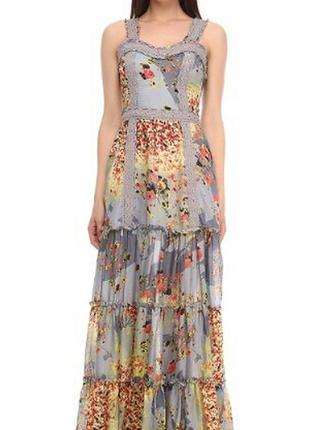 Шикарное платье макси хлопок р хс-с-м