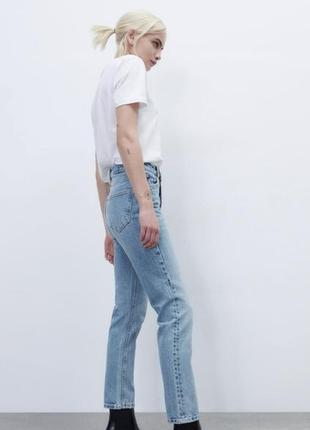 Стрейчевые джинсы slim zara в наличии есть размеры2 фото