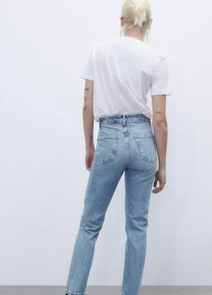 Стрейчевые джинсы slim zara в наличии есть размеры3 фото