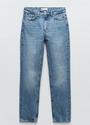 Стрейчевые джинсы slim zara в наличии есть размеры4 фото