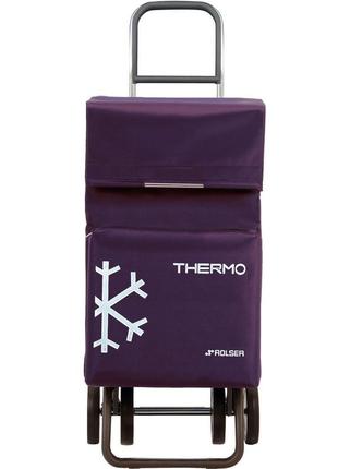 Сумка-тележка на колесах, сумка тележка хозяйственная, rolser termo fresh mf dos+2_46 more (ter038-1008)