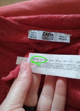 Фирменная 100%натуральная льняная блуза футболка на запах лён льон супер качество!!!6 фото