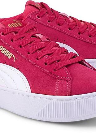 Замшевые кеды puma vikky platform р. 39 оригинал арт.366485 012 фото