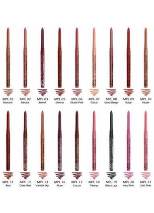 Олівець для губ lip pencil nyx mechanical retractable1 фото