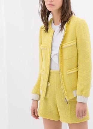 Шорти zara basic твідові 4