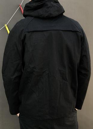 Молодіжна легка чорна куртка куртка бавовняна з капюшоном4 фото