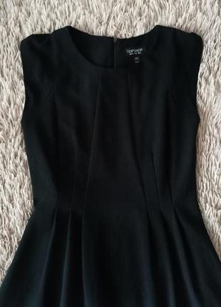 Чорна класична сукня, плаття topshop3 фото