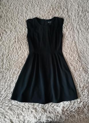 Чорна класична сукня, плаття topshop