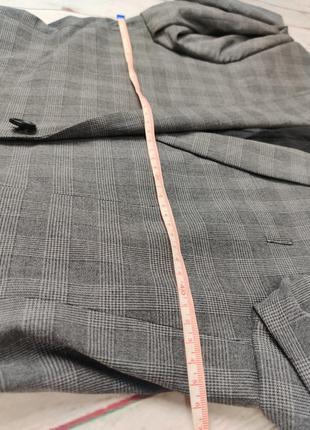 Чоловічий сірий піджак блейзер next tailoring skinny fit8 фото