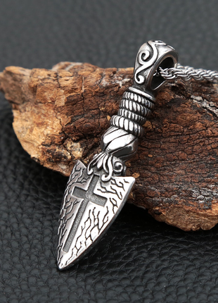 Чоловічий кулон амулет підвіска спис вікінгів