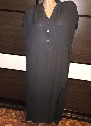 Шифоновое платье-рубашка