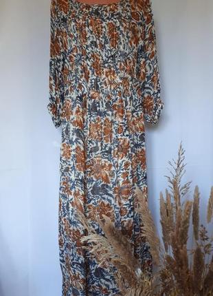 Довга сукня вільного крою lollys laundry copenhagen( розмір 36)