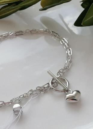 Браслет серебро