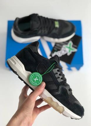 Чоловічі кросівки adidas torsion black white ✅ кросівки чорні з білим3 фото