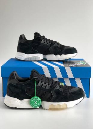 Чоловічі кросівки adidas torsion black white ✅ кросівки чорні з білим2 фото