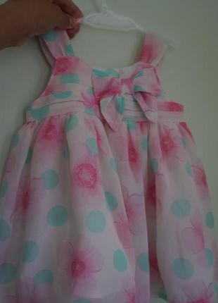 Нарядное платье babygap 3-6м. сарафан літнє плаття