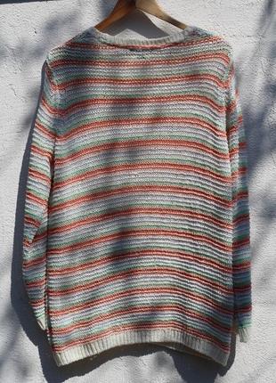 Вязаный нежный свитерок, пуловер из ленточной пряжи esmara5 фото