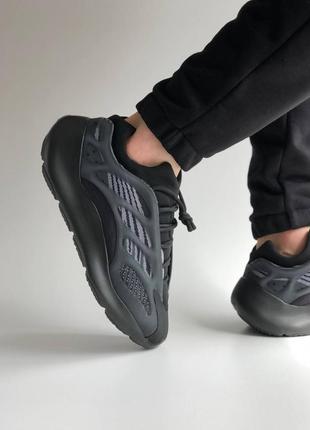 Жіночі кросівки adidas yeezy boost 700 v3 black alvah ✅4 фото