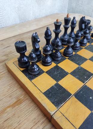 Деревянные шахматы ссср деревянные фигуры шахматная доска6 фото