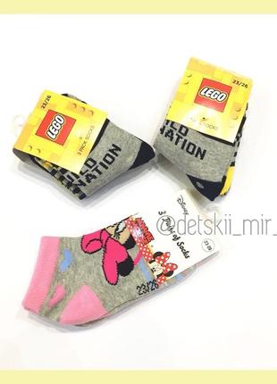 Носочки lego и мини маус minnie mouse1 фото