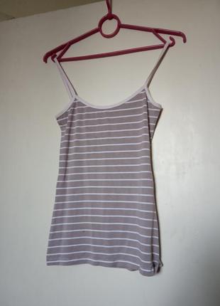 Женская майка в полоску