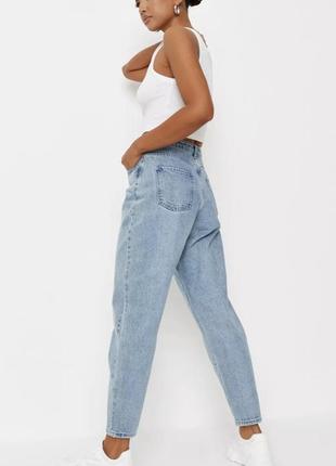 Джинсы мом missguided zara h&m голубого цвета 40-l3 фото