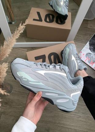 Кросівки adidas yeezy 700 hospital blue1 фото