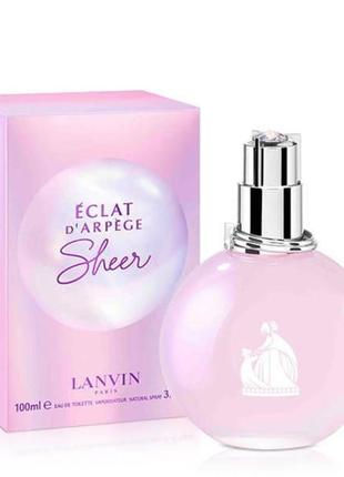 Туалетна вода для жінок lanvin eclat d`arpege sheer 100 мл7 фото