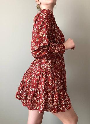 Платье рубашка мини zara 3