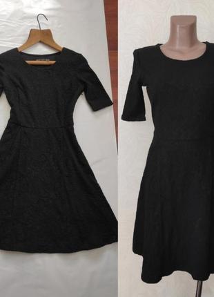 Фактурне чорне плаття - next2 фото
