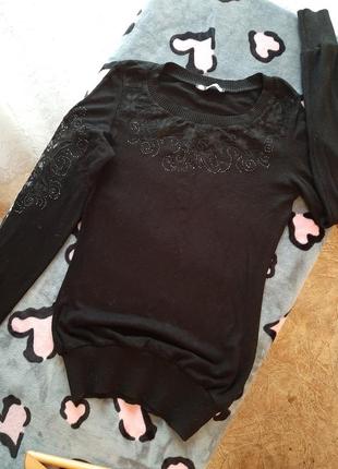 Джемпер чорний турція