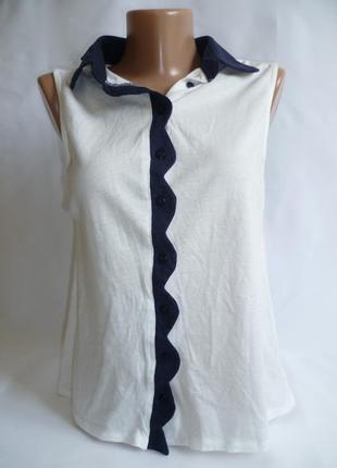 Бавовняна біла блузочка atmosphere