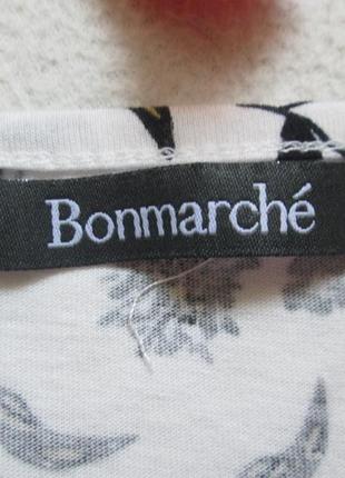 Класна футболка бавовняна батал в квітковий принт bonmarche 🍒❇️🍒6 фото