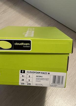 Кроссовки adidas cloudfoam race w aw38424 фото