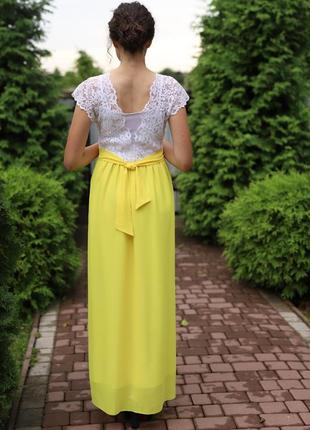 Жовте плаття6 фото