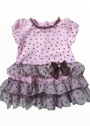 Платье нарядное nannette baby на 3-6месяцев1 фото