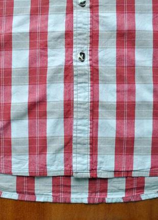 Стильная мужская рубашка der wildschuts в полоску с карманом.10 фото