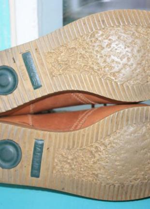 Комфортні шкіряні туфлі черевики на шнурках4 фото