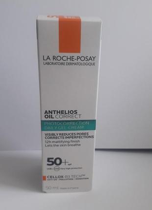 La roche-posay anthelios oil correct солнцезащитный корректирующий гель-крем.