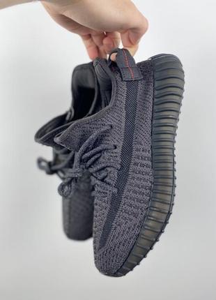 Кросівки adidas yeezy boost 350 black рефлективні чорні