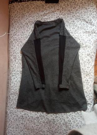 Кофта блузка нарядная с бусинами в блестках для пышных форм2 фото