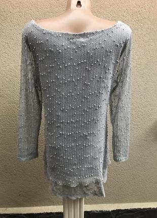 Комбинированная,многослойная,рубаха,блузка-сетка,кружево по низу 2