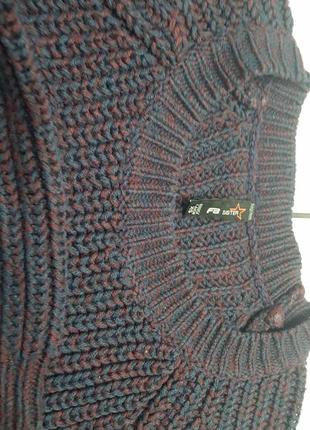Крутой вязаный, теплый свитер. ххс,хс,с3 фото