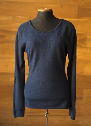 Темно синій кашеміровий светр жіночий not shy, розмір l