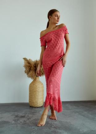 В’язана вязная платье сукня с итальянского хлопка бавовна5 фото
